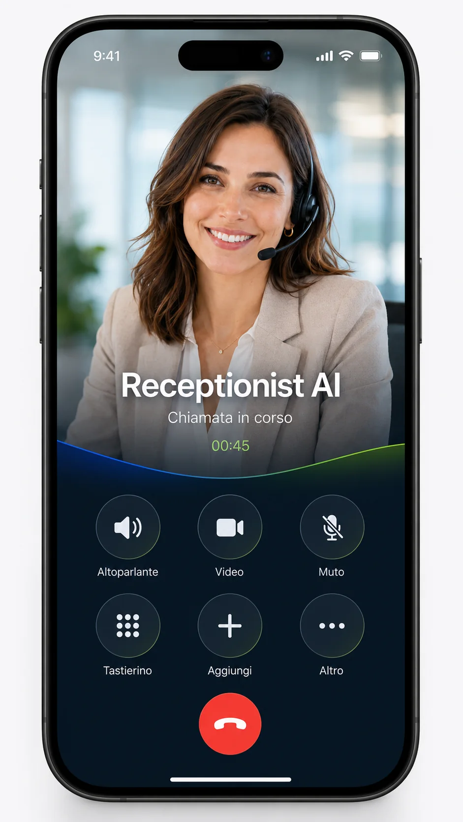 AI Receptionist al telefono